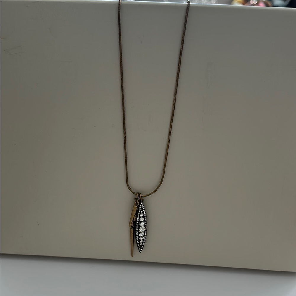 J. Crew Gold Necklace Elegant Minimalist Design